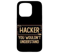 Hacker | Cyber Security Gift Nerd Case for iPhone 15 Pro