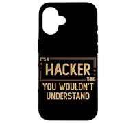 Hacker | Cyber Security Gift Nerd Case for iPhone 16