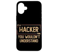 Hacker | Cyber Security Gift Nerd Case for iPhone 16 Plus