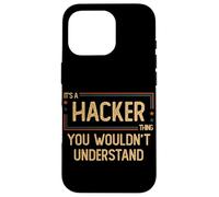Hacker | Cyber Security Gift Nerd Case for iPhone 16 Pro