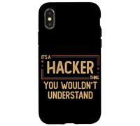 Hacker | Cyber Security Gift Nerd Case for iPhone X/XS