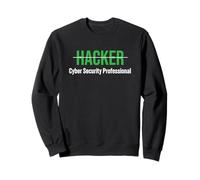 Hacker Cyber Security Professionals Ethical White Hat Sweatshirt