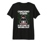 Hacker Cybersecurity Professional Hacker Cracking Codes Premium T-Shirt