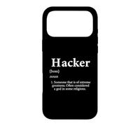 Hacker Definition Funny Computer Systems Device Gamer Hacks Case for iPhone 17 Pro Max