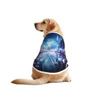 Hacker Era Print Dog Shirts for Pet, Soft Breathable Vest Lightweight Stretchy Pet T-Shirt for Medium Dog
