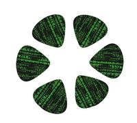 hacker era print Guitar Picks 12PCS Mixed Gauges(0.46/0.71/0.96mm) with Case, for Guitar/Ukulele