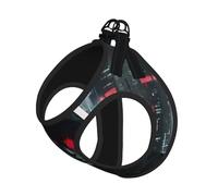 Hacker Era Print Harness Leash Set For Cat Dog, Reflective Adjustable Escape-Proof Vest Lead With Soft Breathable Mesh, For Small Pets And Kitten Puppy