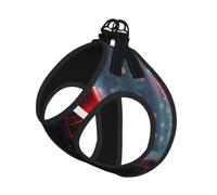 Hacker Era Print Pet Vest Harnesses Leash Set Reflective Puppy Vest Dogs Walking Training Dog Harness
