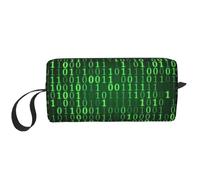 Hacker era Print Simple Organizer Pouch, Lightweight Travel Bag, Foam Padded Cosmetic Case