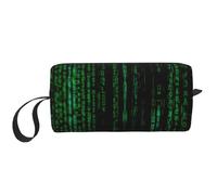 Hacker Era Print Simple Organizer Pouch, Lightweight Travel Bag, Foam Padded Cosmetic Case