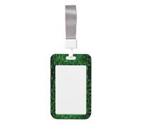 Hacker Era Printed Card Badge Holder with Neck Strap, Vertical Cards Holder Anti-Scratch and Easy-Scan, for Office, School