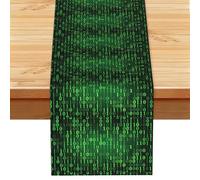 hacker era Printed Table Runner 13x72in - Durable Table Cloth for Kitchen Dining, Wedding & Holiday Table Decor