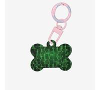 Hacker Era Printing 1 Pc Dog Bone Shape Id Tags Double Sided with Key Ring Craft for Pets