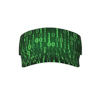 Hacker Era Printing Unisex Sport Sun Visor Cap, Baseball Sun Hat for Tennis, Outdoor Activities Black