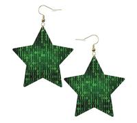 hacker era Women's Fashion Earrings, Celestial Dangle Earrings, Star Shape Jewelry for a Versatile