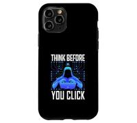 Hacker Hacking Programmer Linux Cybersecurity Data Coder AI Case for iPhone 11 Pro