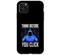 Hacker Hacking Programmer Linux Cybersecurity Data Coder AI Case for iPhone 11 Pro Max
