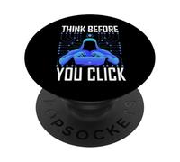 Hacker Hacking Programmer Linux Cybersecurity Data Coder AI PopSockets Adhesive PopGrip