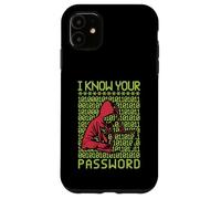Hacker Hacking Programmer Linux Password Hacker Coder AI Case for iPhone 11