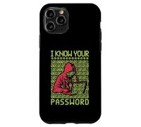 Hacker Hacking Programmer Linux Password Hacker Coder AI Case for iPhone 11 Pro