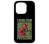 Hacker Hacking Programmer Linux Password Hacker Coder AI Case for iPhone 15 Pro