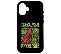 Hacker Hacking Programmer Linux Password Hacker Coder AI Case for iPhone 16