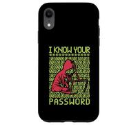 Hacker Hacking Programmer Linux Password Hacker Coder AI Case for iPhone XR