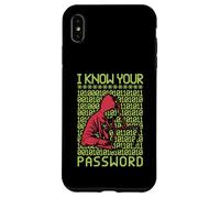 Hacker Hacking Programmer Linux Password Hacker Coder AI Case for iPhone XS Max