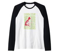 Hacker Hacking Programmer Linux Password Hacker Coder AI Raglan Baseball Tee
