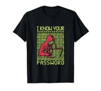 Hacker Hacking Programmer Linux Password Hacker Coder AI T-Shirt