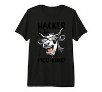 Hacker in The Moo-King Premium T-Shirt