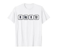Hacker Periodic Table Of Elements White Hat Black Hat Hacker T-Shirt