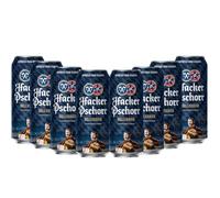 Hacker-Pschorr Kellerbier German Lager - 8 x 500ml Cans | Authentic Bavarian Unfiltered Beer | Imported German Kellerbier | 5.5% ABV