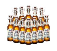 Hacker-Pschorr Münchner Hell - 12 x 500ml Bottles | Imported German Helles Lager | Authentic Bavarian Beer | Munich Helles | Premium German Lager | 5.0% ABV