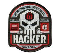 Hacker - Redefine The Impossible - Sewable/Sew-on - Embroidered Badge/Patch