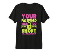 Hacker Security System - Computer Programmer Cybersecurity Premium T-Shirt