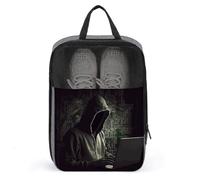Hacker Shoe Bag Waterproof & Breathable Shoe Pouch for Travel, Portable Carry Case for Sports Sneakers, Gym, Vacation