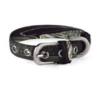 Hacker2 Pet Collar, Adjustable Dog Collars with Buckle Stainless Steel D-Ring, Comfortable Collar for Small Medium Dogs and Cats