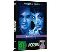 HACKERS 1995 / 2 Disc Special MEDIABOOK (4K UHD) NEW Region Free / B Blu-ray