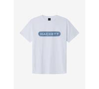 Hackett Essential Box short sleeve T-shirt white blue - XXL