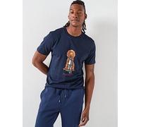 Hackett Heritage Harry Dog Graphic T-Shirt, Navy, Size S, Men Navy