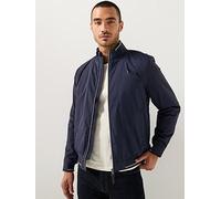 Hackett Heritage Logo Blouson Jacket, Blue, Size S, Men Blue