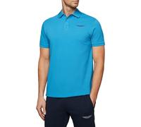 Hackett London Men's Am Tipped Polo, Blue (Hypa Blue), 3XL