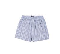 Hackett London Mens Boxer Striped Shorts in Light Blue Cotton - Size Small