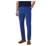 Hackett London Men's Cott Linen Chino Trouser, Blue (Blue Print), 33W/28L