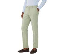 Hackett London Men's Cott Linen Chino Trouser, Green (Seagrass Green), 32W/32L