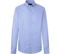 Hackett London Men's Essential Mini Gingham Shirt, Blue (Sky Blue), XS