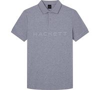 Hackett London Men's Essential Polo Shirt, Grey (Grey Marl), XS