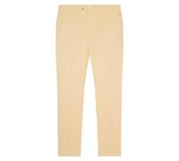 Hackett London Men's Essential Poplin Chec Trouser, Yellow (Soft Yellow), 32W/32L