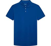 Hackett London Men's GMD Jersey SS Polo Shirt, Bleu, 3XL